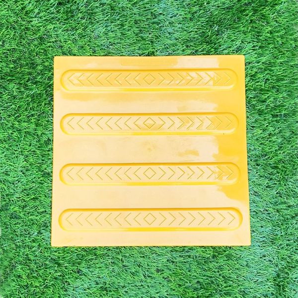 Тактильна плитка поліуретанова "Полоса" 300х300х3