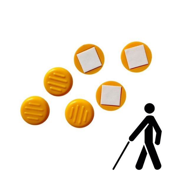 Тактильний індикатор "Конус" самоклеючий Ø25 мм