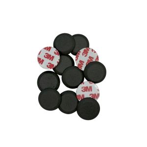 Тактильний індикатор гнучкий самоклеючий Ø33 мм "Конус" чорний