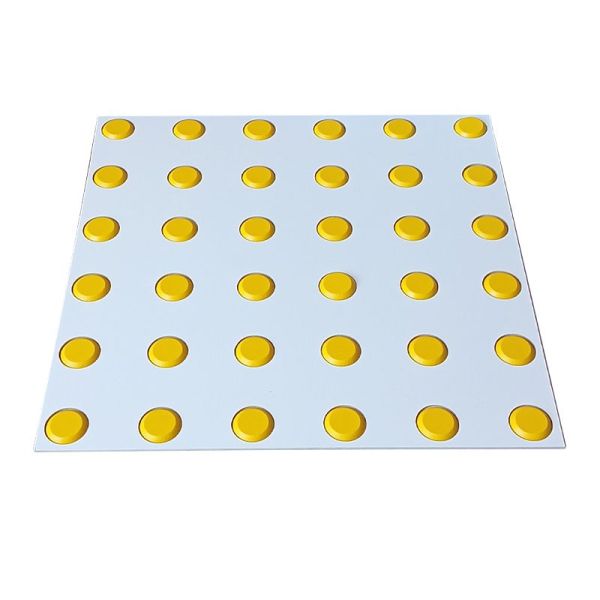 Трафарет з ДВП 400х400 для гнучких тактильних індикаторів "Конус" - прямий