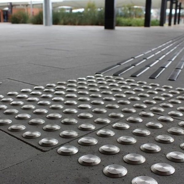 Трафарет з ДВП 410х410 для метал. тактильних індикаторів d36мм "Конус" (без індикаторів)