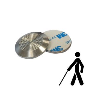 Тактильний індикатор металевий "Конус" самоклеючий 5х35 мм