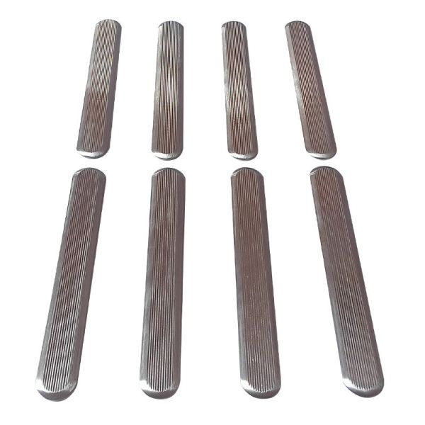 Тактильний індикатор металевий "Смуга" самоклеючий 5х35х280 мм