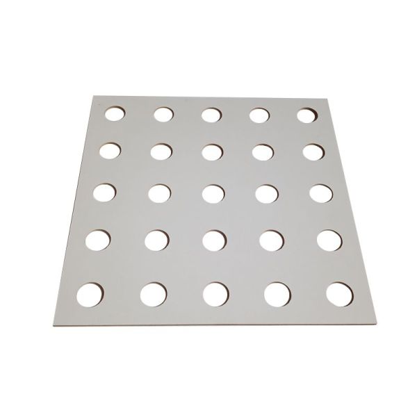 Трафарет з ДВП 300х300 для тактильних індикаторів "Конус" (без індикаторів)