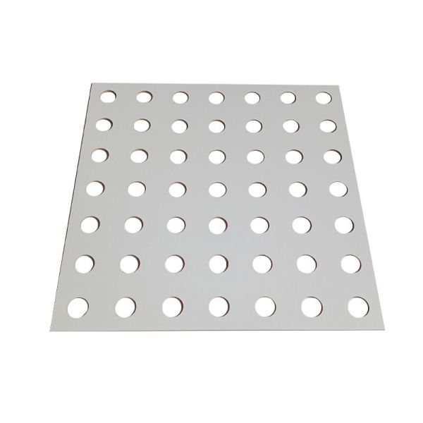 Трафарет з ДВП 400х400 для тактильних індикаторів "Конус" (без індикаторів)