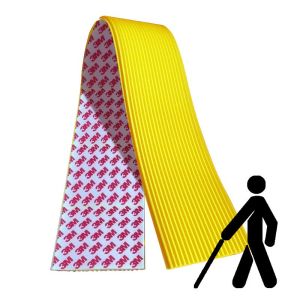 Стрічка тактильна гумова самоклеюча 100х5 мм (1м)