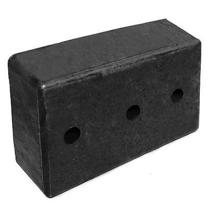 Відбійник платформи гумовий (400х250х100мм)