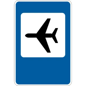 Дорожній Знак 5.71 Аеропорт