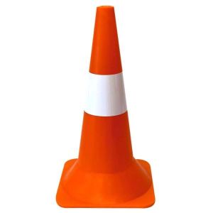 Пластиковий сигнальний конус Н-52 см | Висока видимість та стійкість