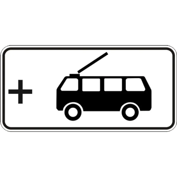 Дорожній Знак 7.28.3 Вид Громадського Транспорту