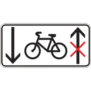Дорожній Знак 7.29.3 Напрямок Руху Велосипедистів