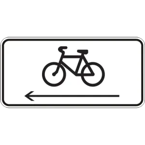 Дорожній Знак 7.29.5 Напрямок Руху Велосипедистів