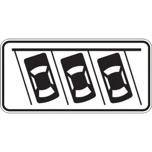 Дорожній Знак 7.6.7 Спосіб Поставлення Транспортного Засобу на Стоянку