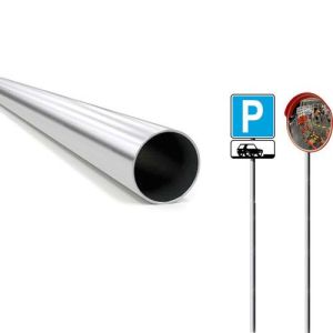 Металева оцинкована стійка під знак / дзеркало 3,5 м (57 мм)