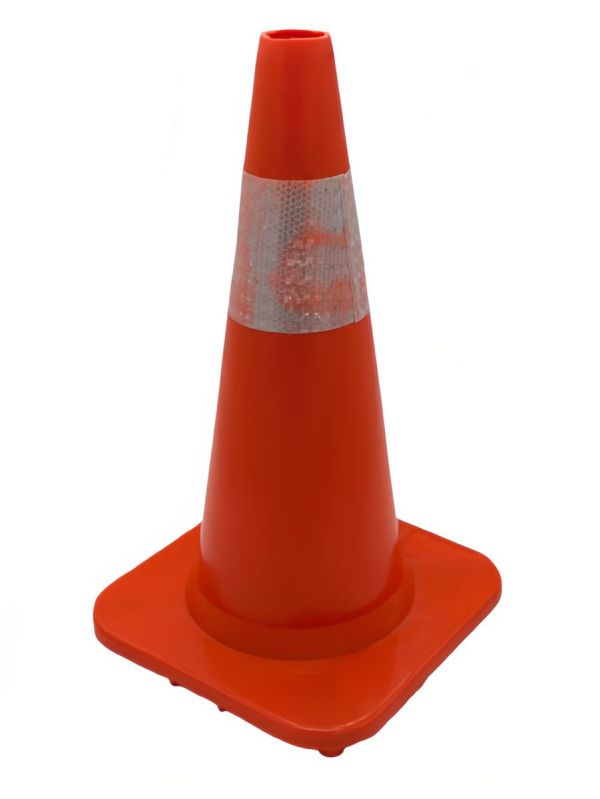 Сигнальний гнучкий конус 500 мм | Дорожній конус для безпеки та організації руху