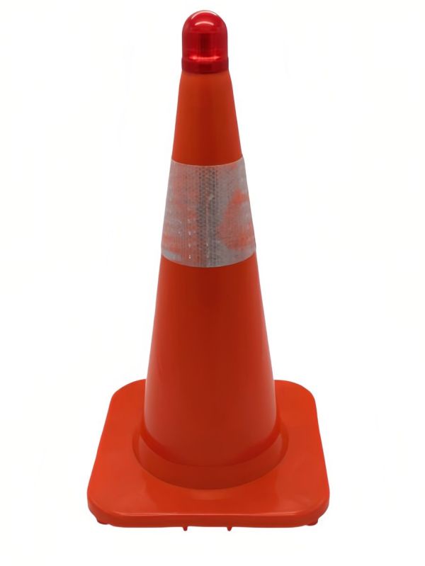 Сигнальний гнучкий конус 500 мм | Дорожній конус для безпеки та організації руху