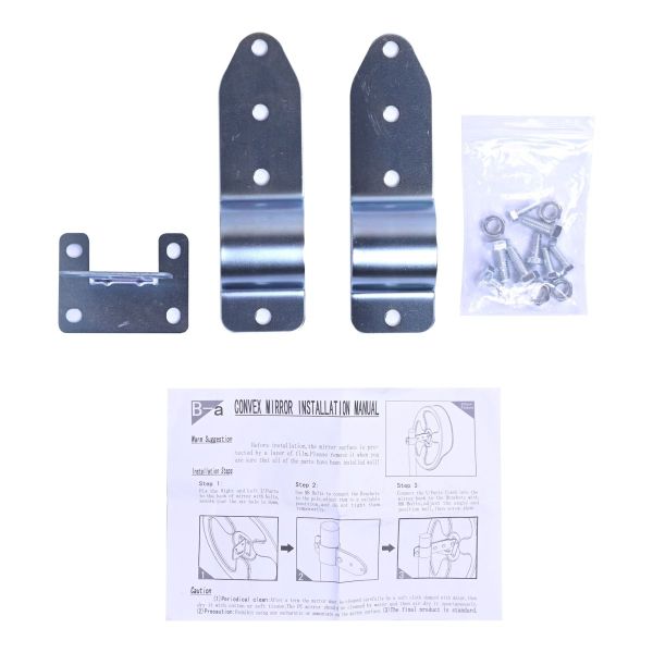 Дорожнє оглядове сферичне дзеркало з козирком D1000 мм – для безпеки на перехрестях і парковках