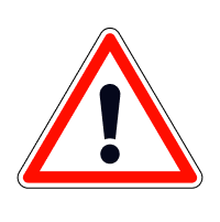 Аварійно небезпечна ділянка (знак 1.39 "Інша небезпека")