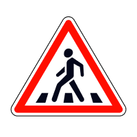 Знак 1.32 «Пішохідний перехід»