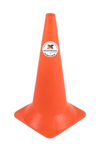 Конус дорожній пластиковий Н-60 см без смужок – для безпеки на дорогах та будівельних майданчиках