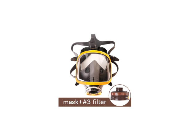 Маска для всього обличчя PUDA | Захисний респіратор з фільтрами P-A-2