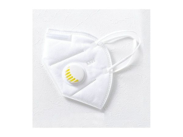 Маска респіратора N95/KN 95 багаторазове використання з клапаном фільтра видиху (білого кольору)