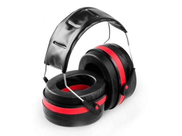 Навушники шумозахищені 32 дБ червона посилена м'яка пов'язка