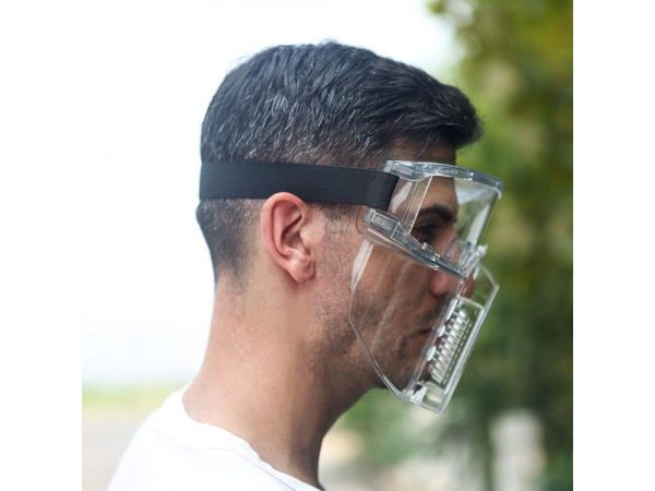 Очки Provid с щитком (линза не потеющее ПК стекло, антицарапина)