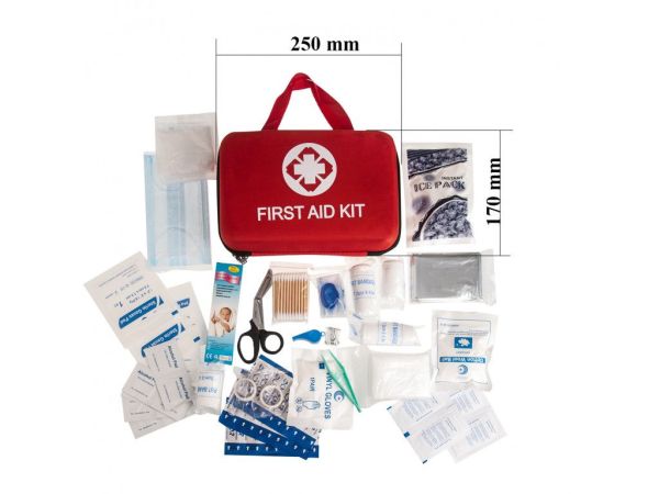 Аптечка універсальна 250×170 мм для авто, дому, офісу | Oxford + EVA