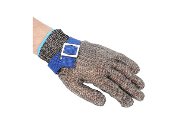 Рукавичка із металевої сітки (розмір XL). Рукавичка з нержавіючої сталі.