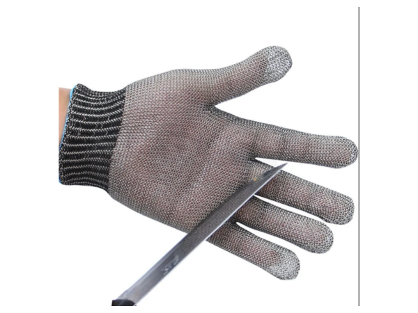 Рукавичка із металевої сітки (розмір XL). Рукавичка з нержавіючої сталі.