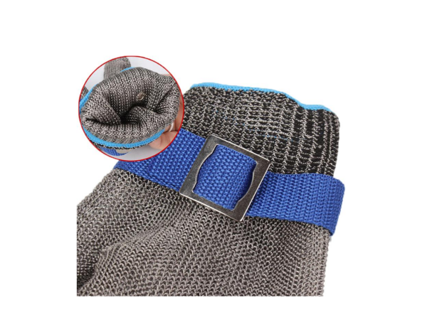 Рукавичка із металевої сітки (розмір XL). Рукавичка з нержавіючої сталі.