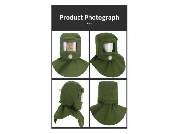 Піскоструминна маска 360° Пилозахист скла Поверхня окуляра Окуляр проти туману Фарба Розпилювальна маска