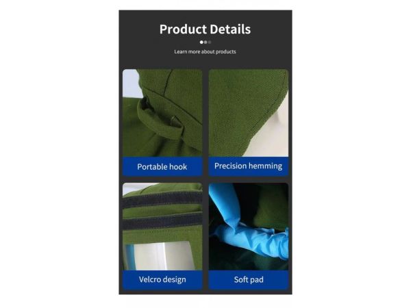 Піскоструминна маска 360° Пилозахист скла Поверхня окуляра Окуляр проти туману Фарба Розпилювальна маска