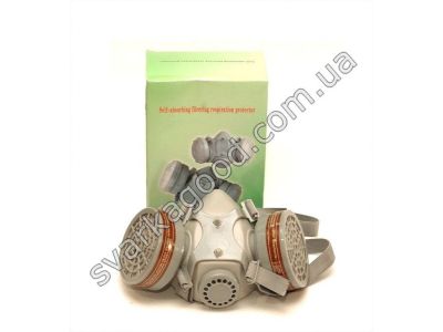 Респіратор ММ з двома фільтрами (вугільний)