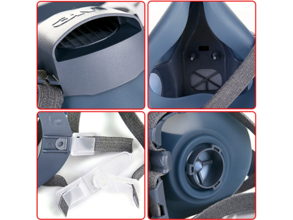 Респіратор напівмаска 3М 7502 в комплекті. Розмір М. Маска ZM™ 7500