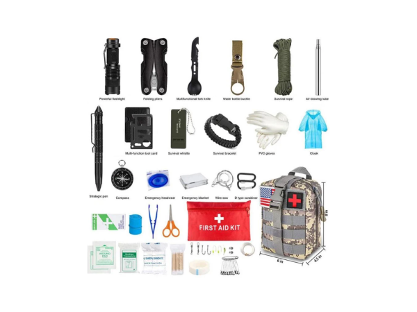 Набор для виживання з аптечкою 45в1