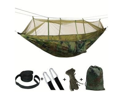 Туристичний гамак з москітною сіткою