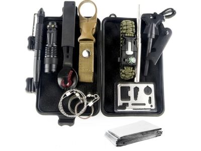 Набір для виживання кемпінгу туристичний 11 в1