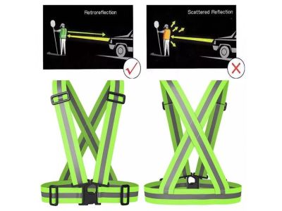 Світловідбиваючий ремінь безпеки з високою видимістю (Lemon) | Купити в Україні