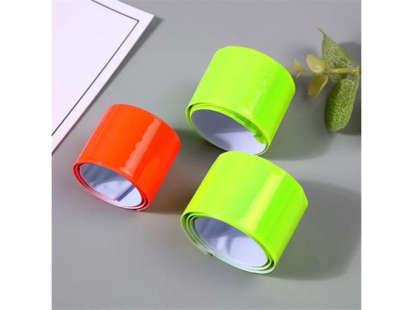 Світловідбивний браслет Лимон 30 см | Флікер для пішоходів і велосипедистів | Купити в Україні