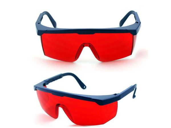 Захисні окуляри Комфорт Лазерний об'єктив Червоний